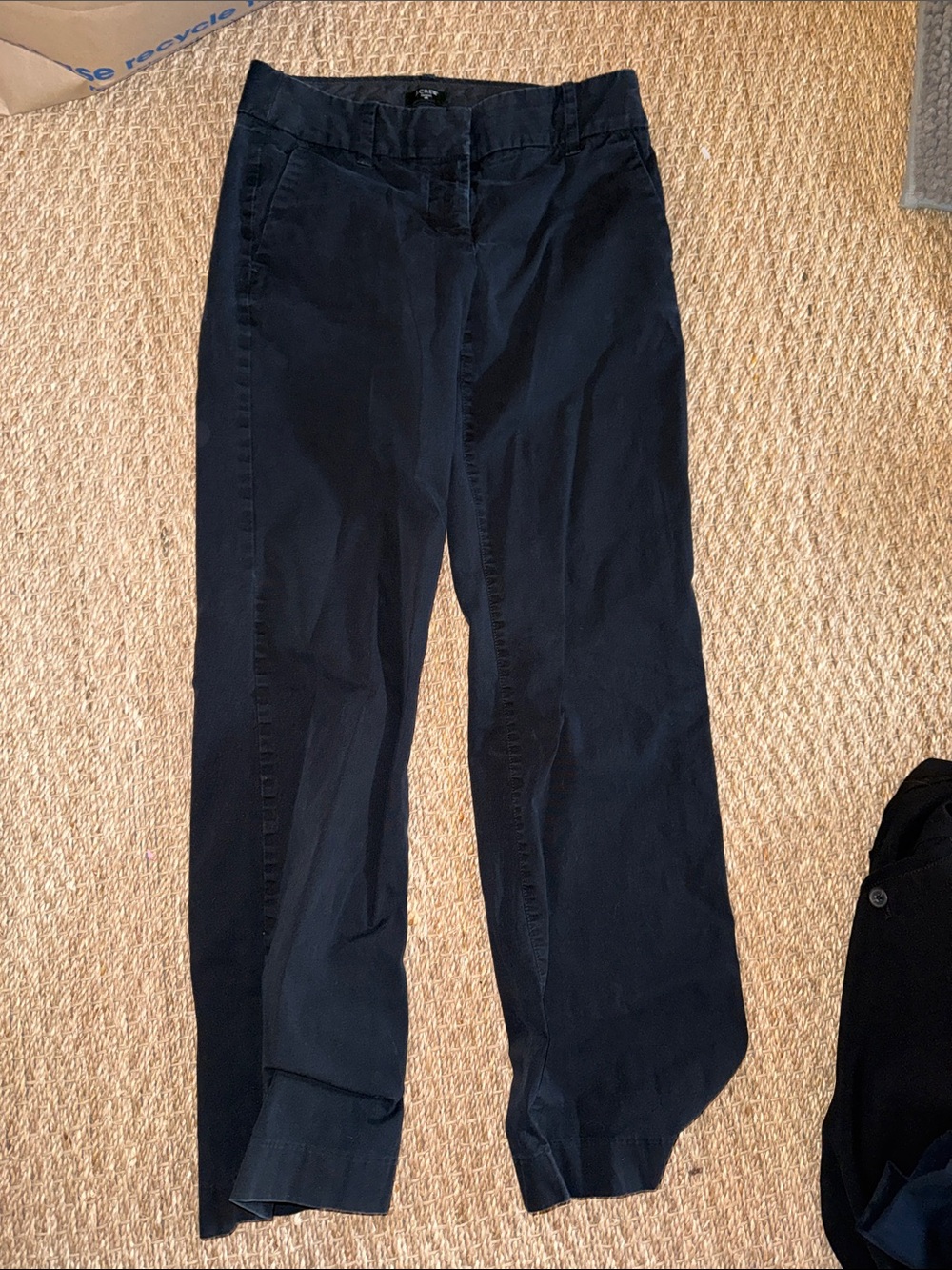 J. Crew Women's Straight-Leg Jeans in Navy